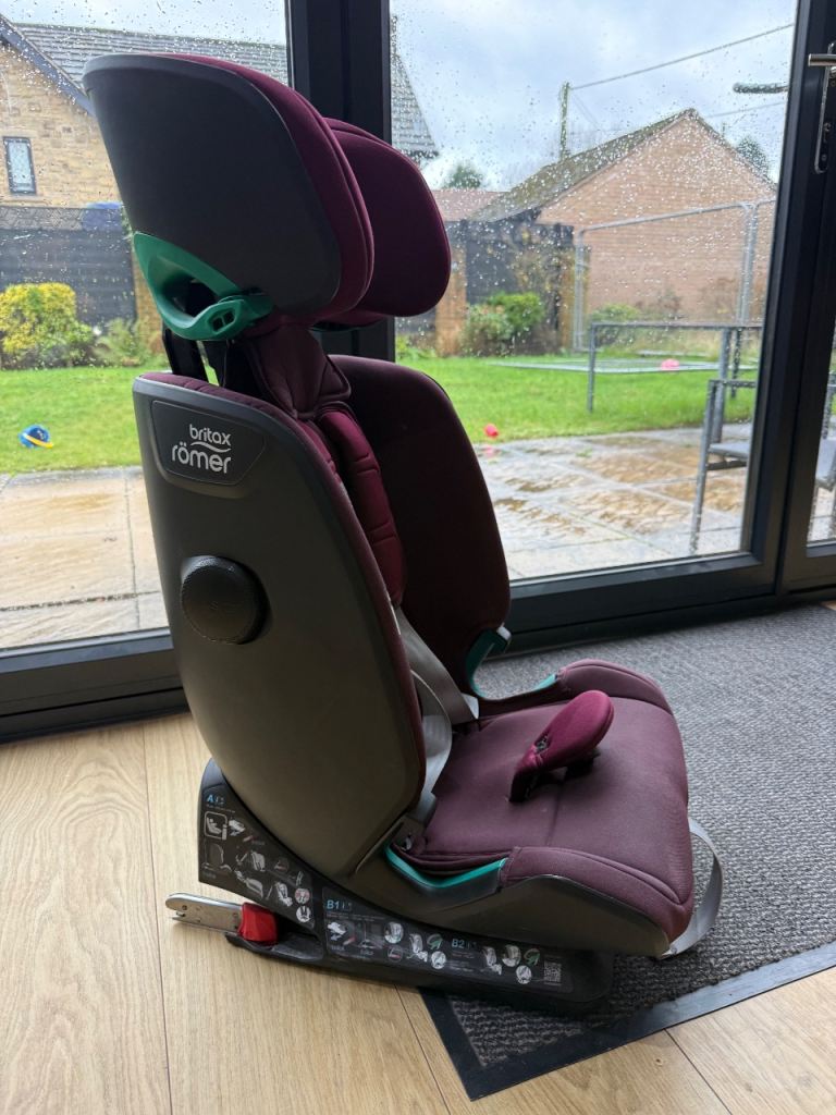 Burgundy LPchild car seat Britax