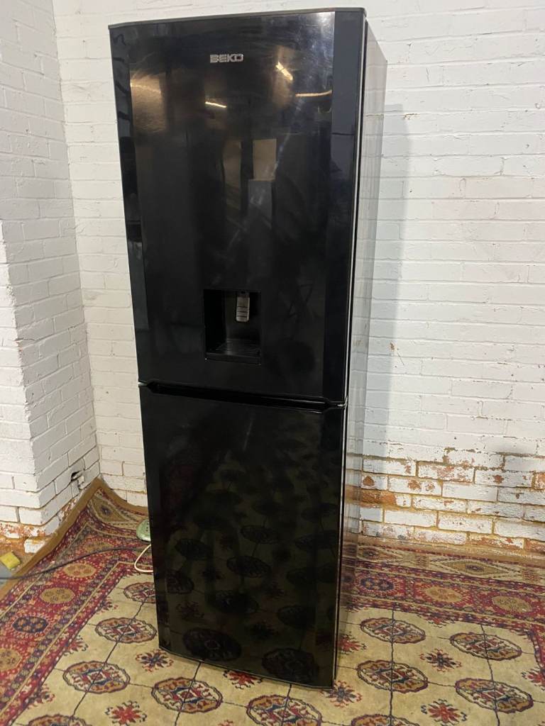 🚚FREE DELIVERY Tall Beko Black Fridge Freezer 