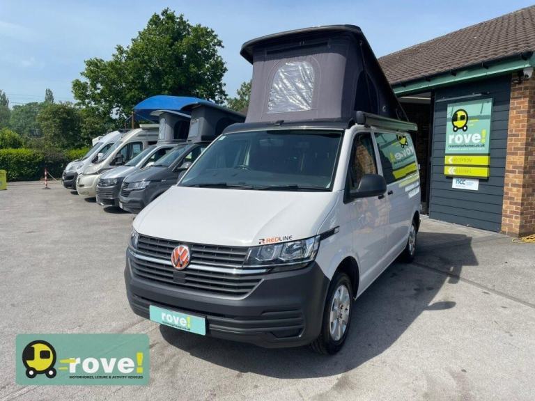 Volkswagen T6 Startline Redline 4 berth 5 belt pop top campervan