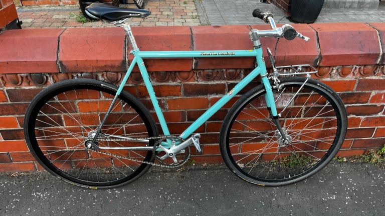 Bianchi Pista Via Condotti Celeste 700C Fixed Gear Custom Build