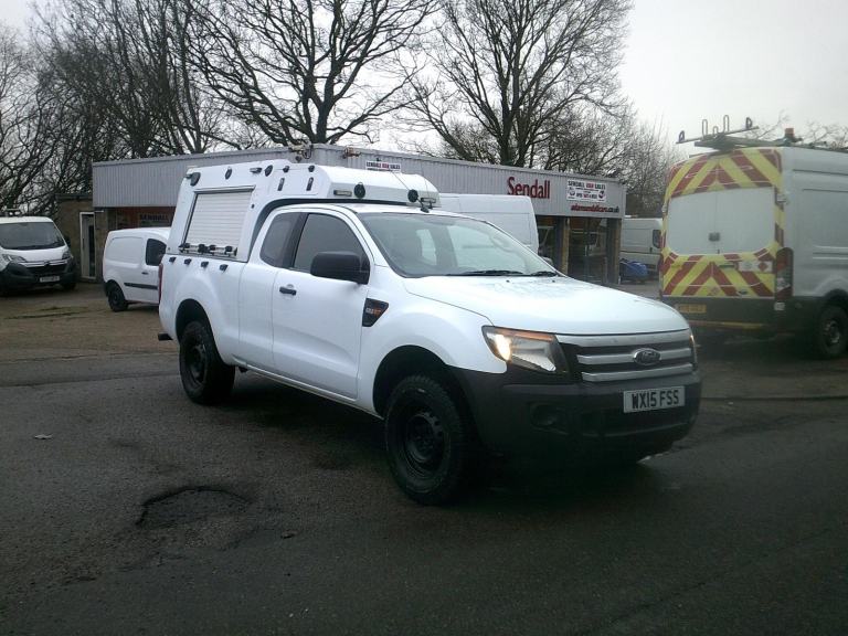 FORD RANGER XL 2.2 TDCi,2015,15 REG,WHITE,ONLY 113k,1 OWNER,VERY CLEAN VAN