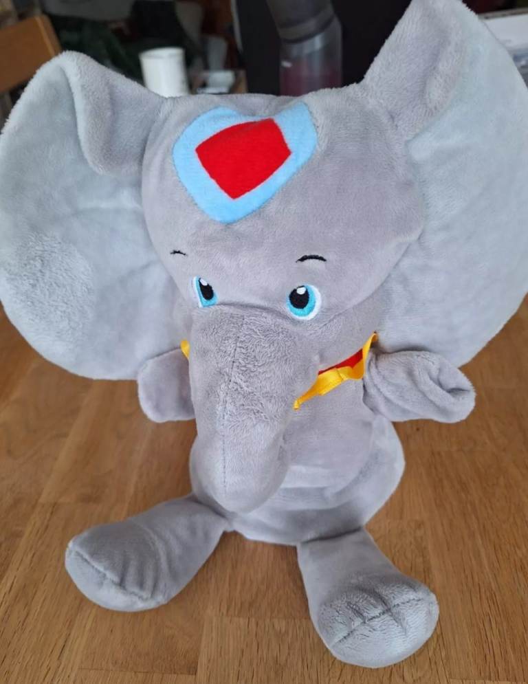 Little town circus elephant hand puppet glove 12"
