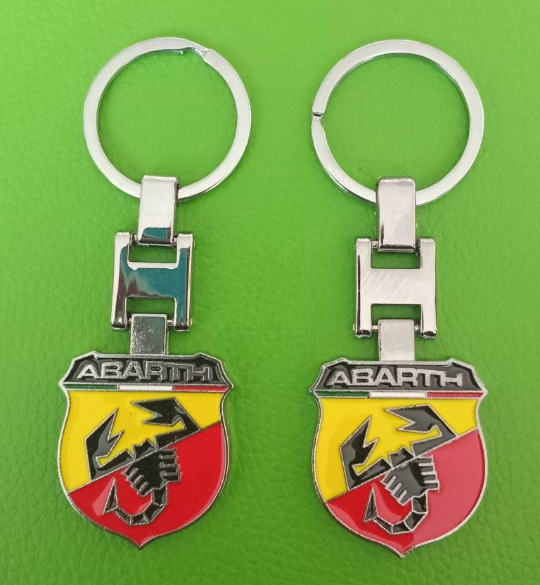 2 Abarth Keyrings 