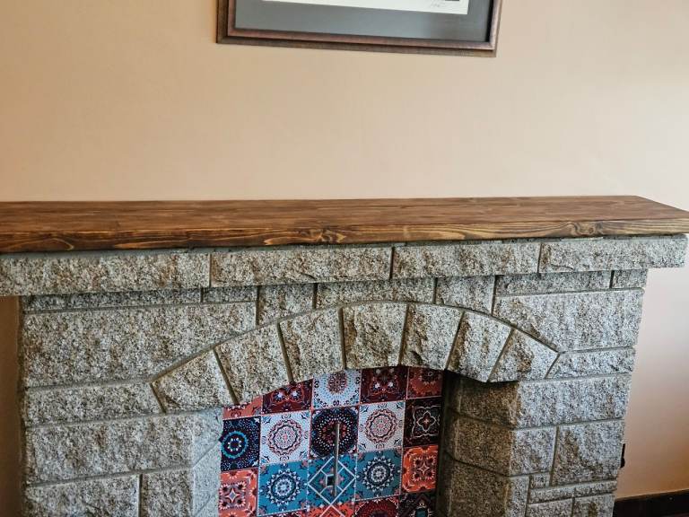 Mantle Beam Slate Hearth Surround Cladding Stone Tiles