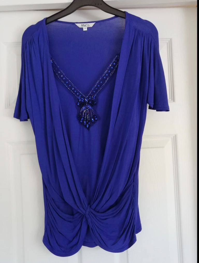 Ladies Blue Seqin Top