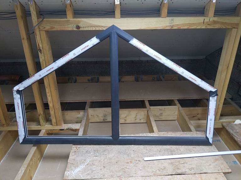 Brand new pvc apex window