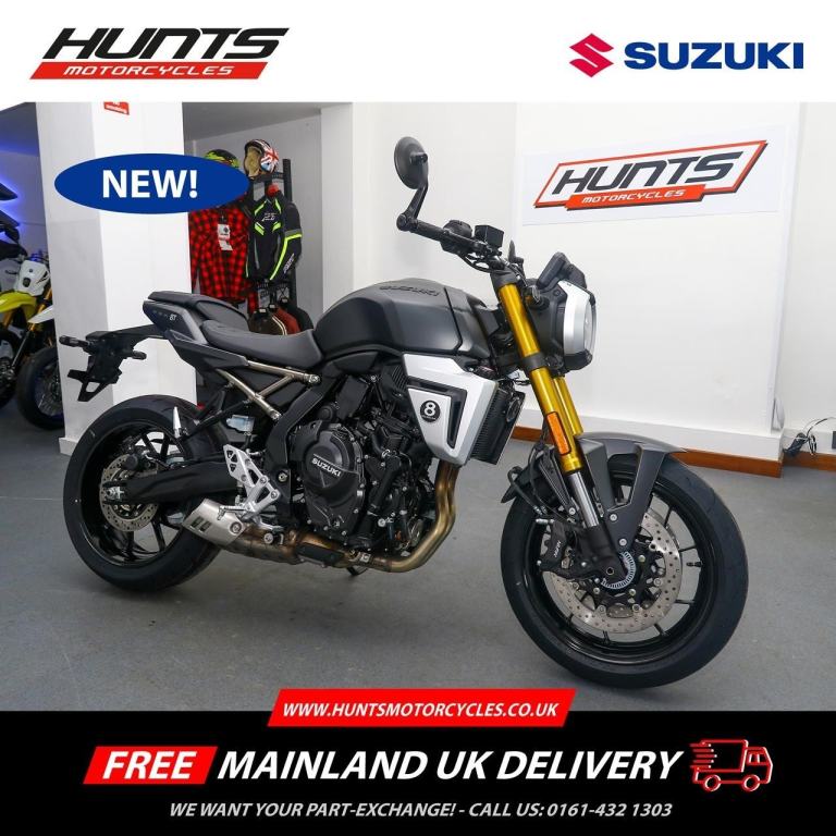 NEW Suzuki GSX-8T. Matt Metallic Black. JUST £8,599 ON THE ROAD (NO ADDED FEES!)