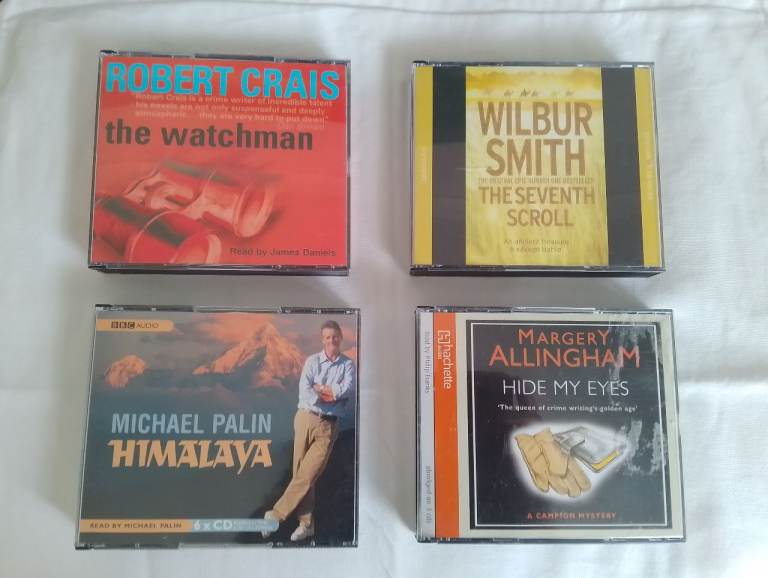 Audiobooks Job Lot - Robert Crais, Wilbur Smith, Michael Palin, Margery Allingham