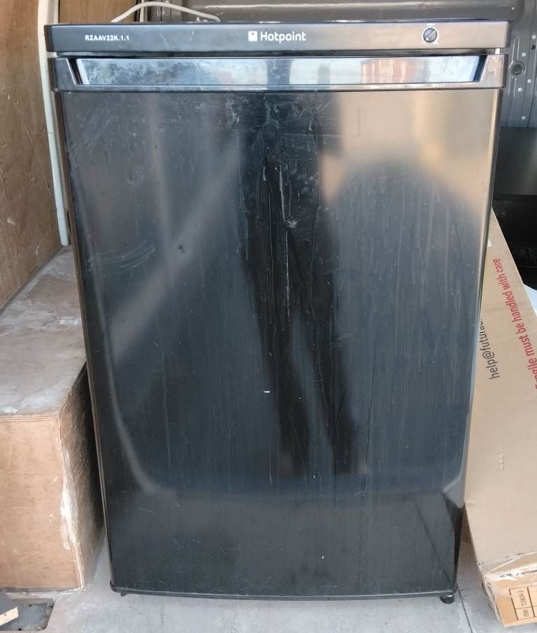 Hotpoint Black Undercounter Freezer - Works Fine