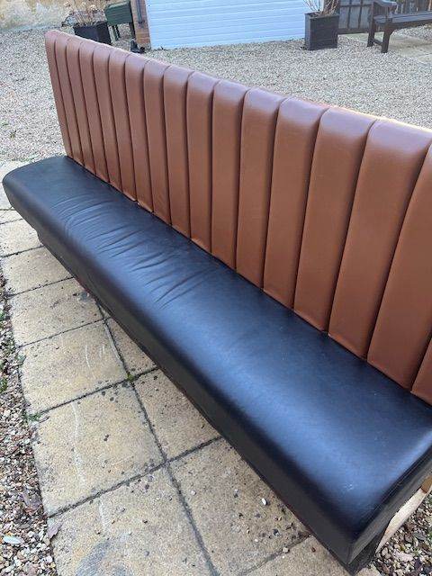 Fake Leather Pub/Bar Banquette Seating