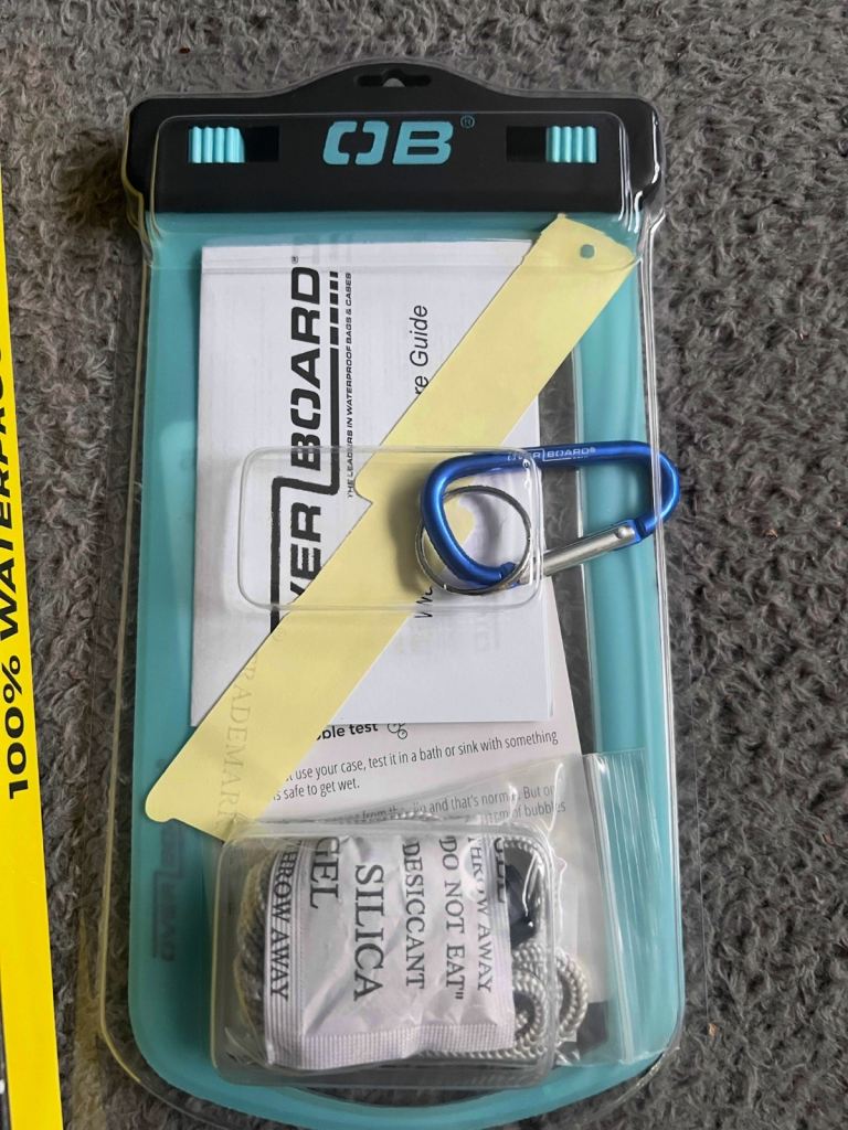 Waterproof Phone Case Large New Turquoise OverBoard New 