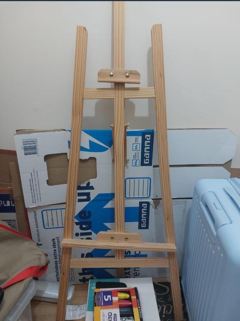 Easel and Canvas