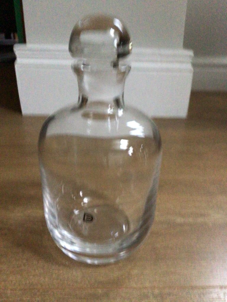 Dartington lead crystal decanter