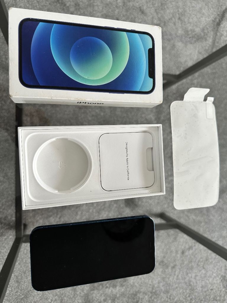iPhone 12 blue unlocked 64bg
