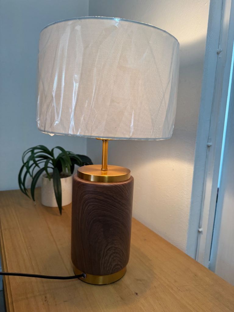 Dunelm Brand new brass table lamp 