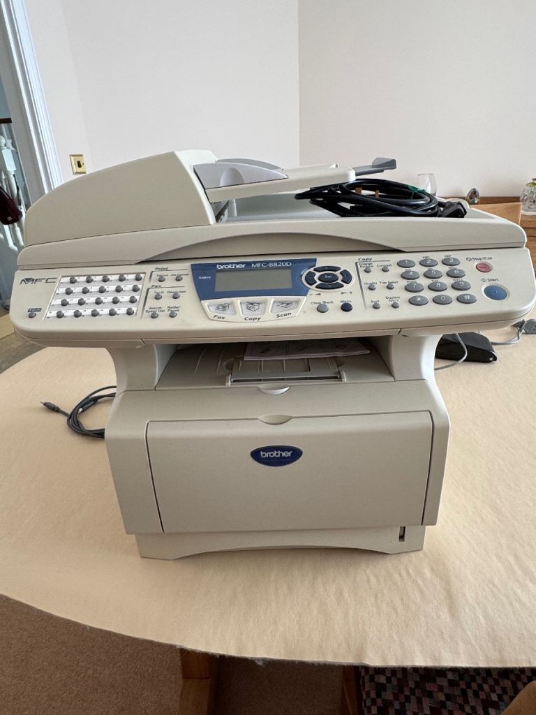 Brother Laser Printer MFC-8820D - Mono - Multifunction - Print Scan Copy Fax