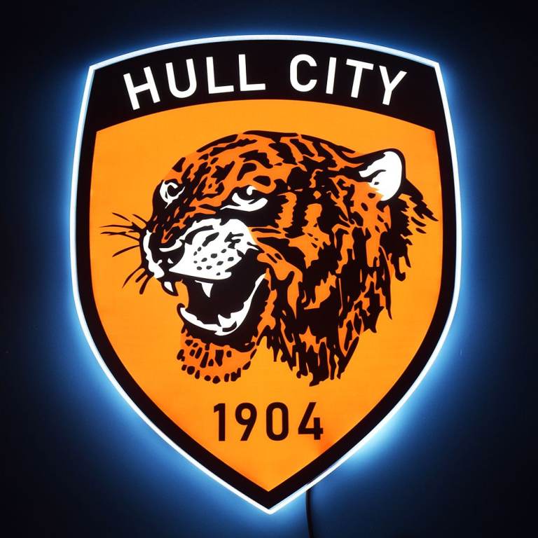 Hull City Football Club Sign LED Light Up Panel | Football | Light Up Panel | Signage