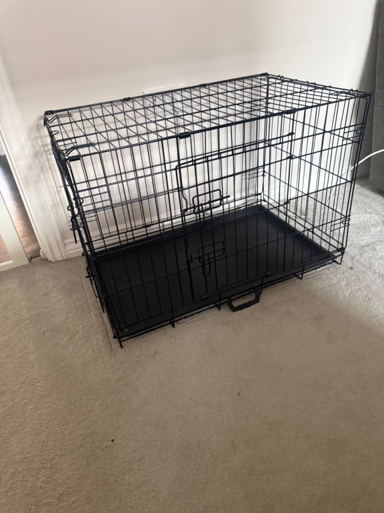 Foldable dog crate 