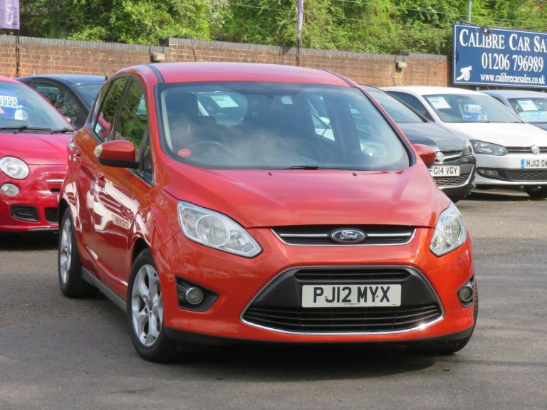2012 Ford C-Max 1.6 Zetec 5dr Manual Mars Red MPV Petrol Manual