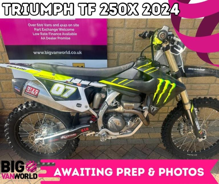 Triumph TF 250 X 2024 - Only 48 Hours - Yoshimura Pipe - Fully Prepped