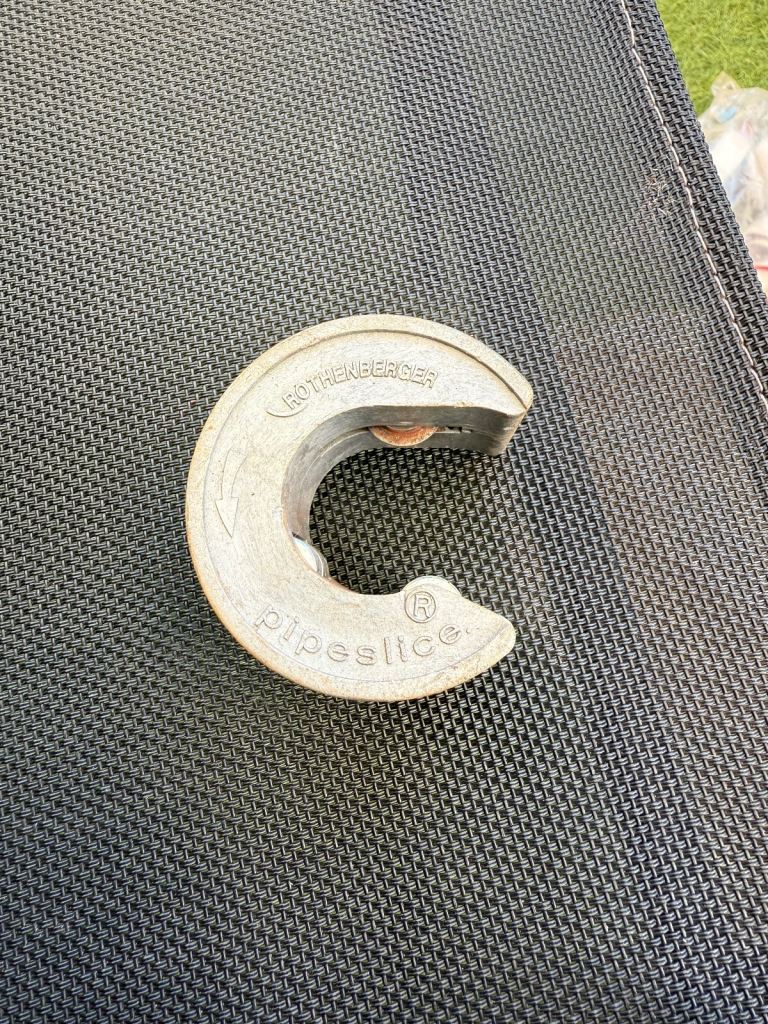 Rothenberger 28mm pipe slice used as pic actual item