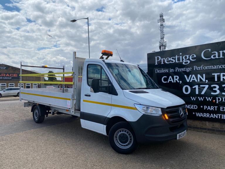 2021 Mercedes-Benz Sprinter 315 CDI 2.0 150 PROGRESSIVE LWB L3 DROPSIDE 109K FSH 4.1M BED 6M WARR...