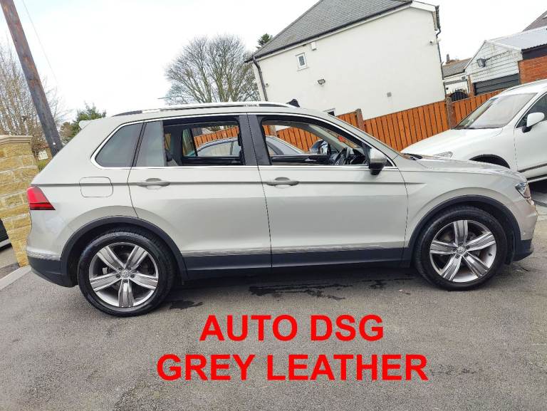 2018 VW TIGUAN 2.0 TDI SEL -DSG AUTO - PAN ROOF - STORM GREY LEATHER - HPI CLEAR