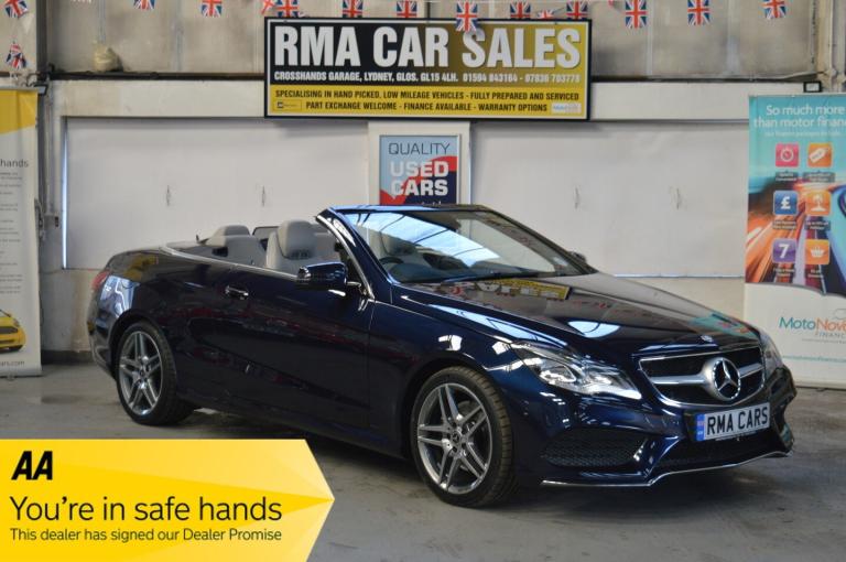 2015 Mercedes-Benz E Class E220 BlueTEC AMG Line 7G-Tronic Low Mileage Auto CONVERTIBLE Diesel Au...