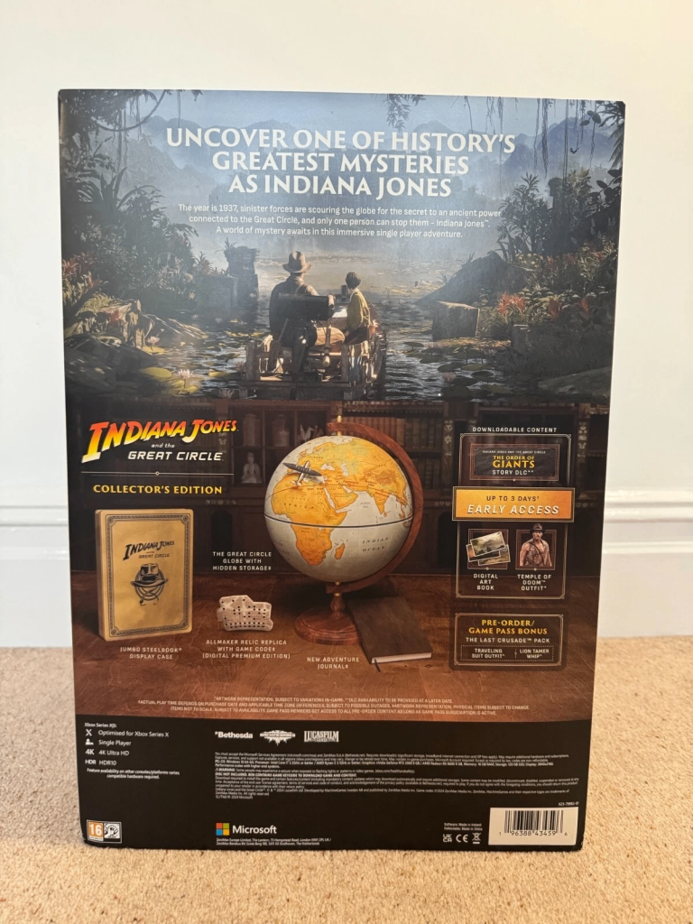 Indiana Jones and the Great Circle: Collector's Edition Xbox Series X|S and Windows PC - BRAND NEW