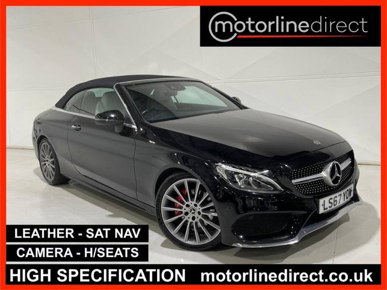 2017 Mercedes-Benz C Class 2.1 C220d AMG Line Cabriolet 2dr Diesel G-Tronic+ Euro 6 (s/s) (170 ps...