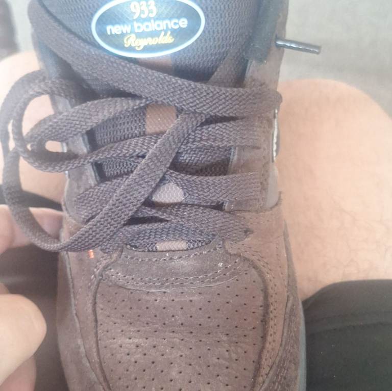 New Balance 933 Reynolds Skate Shoes – Brown, Fair Condition