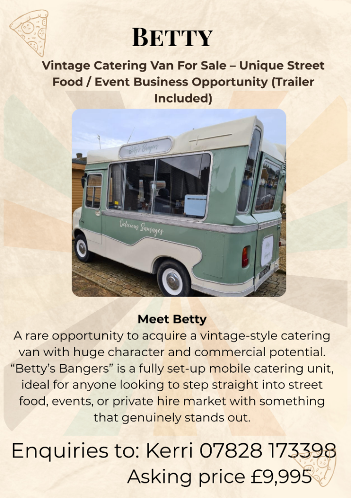 Vintage converted Ice Cream Van  - Ready to go Catering Business - trailer inc!