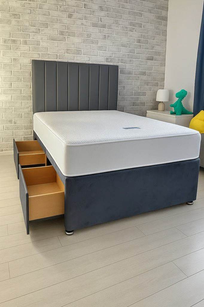  Christmas Eve Offer!🎅🏻✨ Divan Double Bed With Mattress | Pay On Delivery 🎁 **