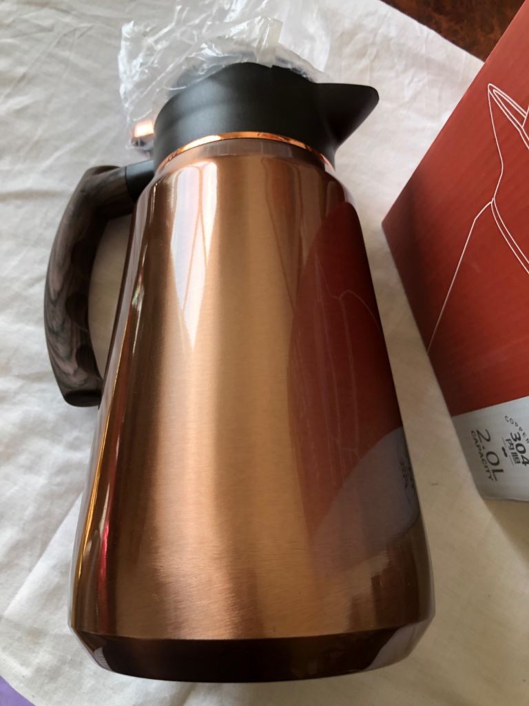 New YADEA fancy Vacuum Kettle - 2.0L Capacity, Copper Plating