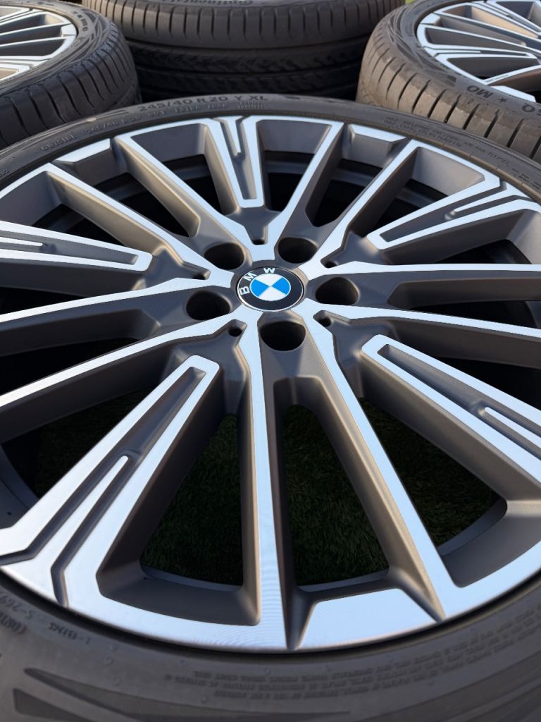 4 x BMW Individual 869 M 20" Alloy Wheels + Continental Tyres 8Jx20 245/40/20 EcoContact 6Q X1/IX1