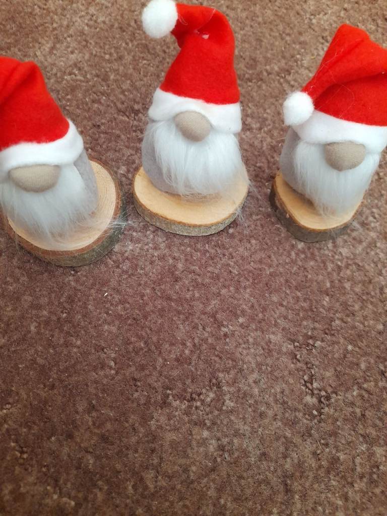 Set of 3 Xmas gonks