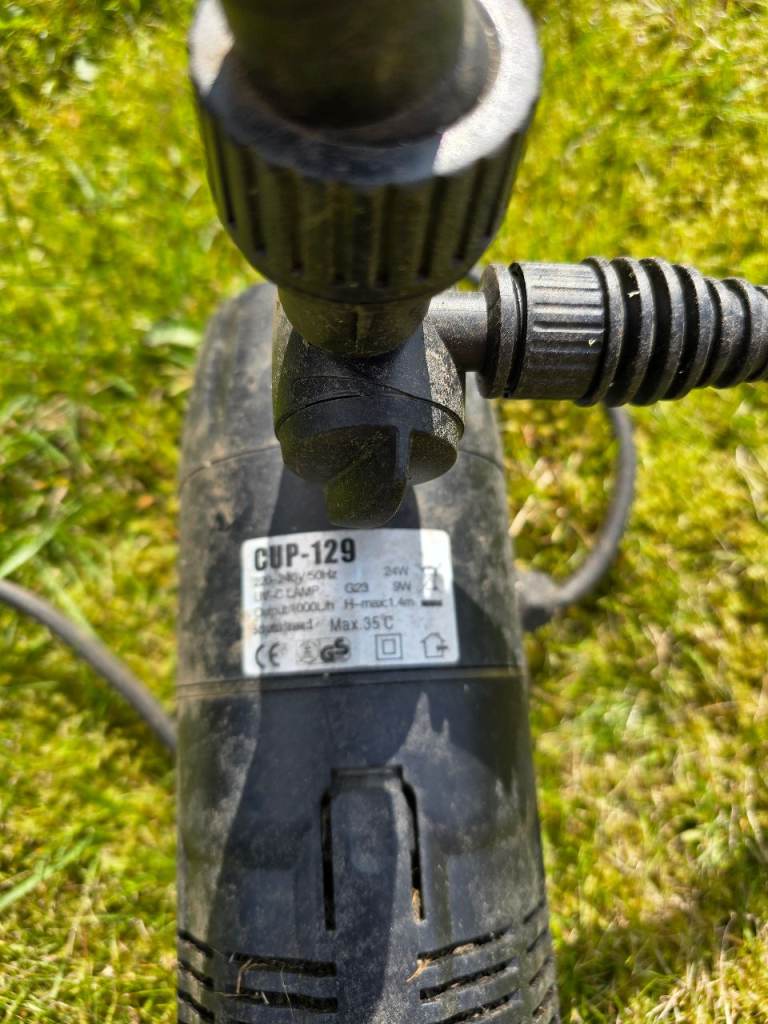 Garden Pond and CUP-129 Submersible Pond Pump – Good Condition