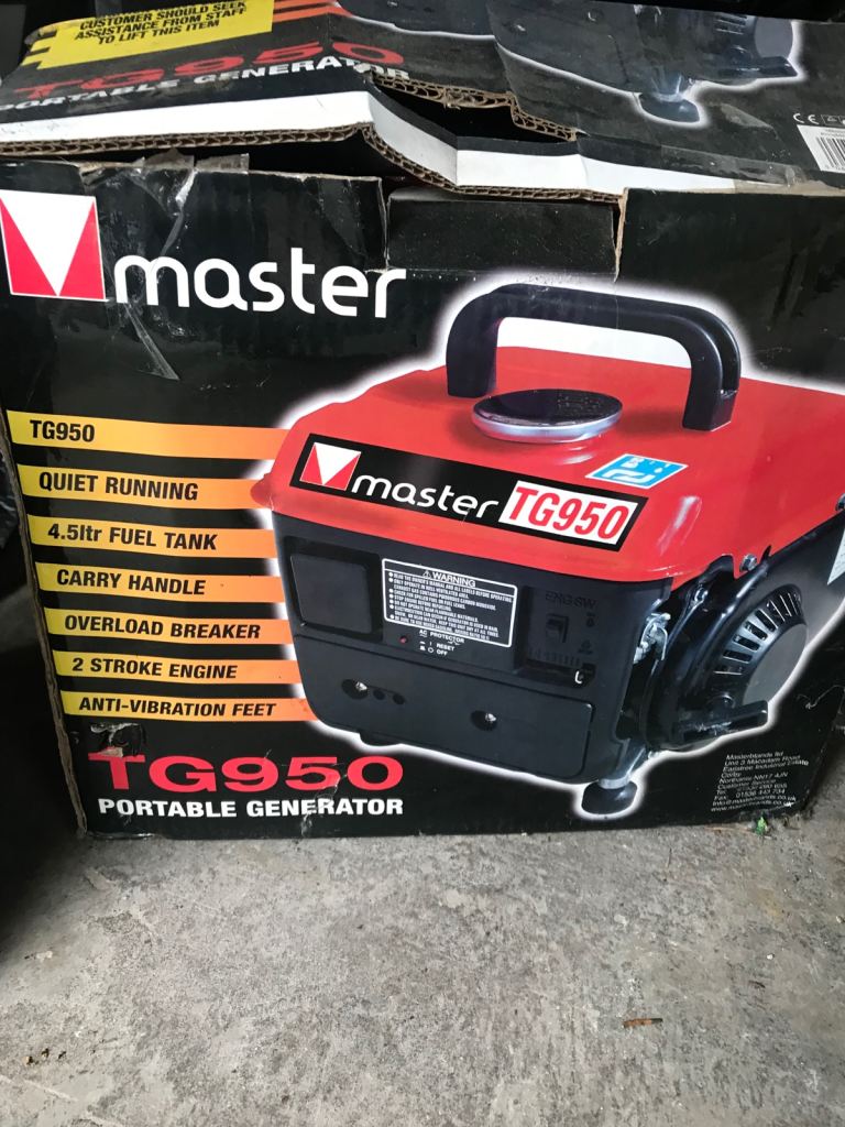 Master TG950 Portable Generator 
