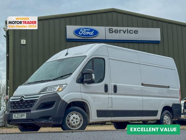 2023 Citroen Relay LWB L3H2 Medium Roof Enterprise Bluehdi 35 EURO 6 Panel Van Diesel Manual