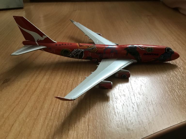 Made of metal, QANTAS 747 Jumbo Jet