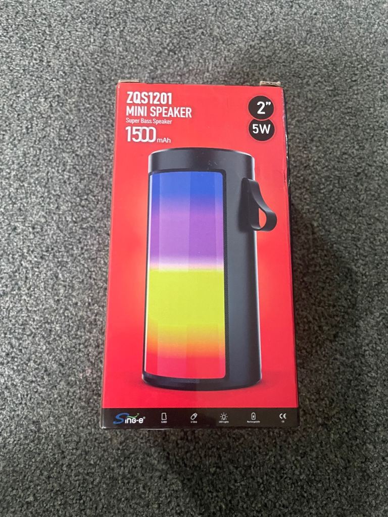 Mini Bluetooth Speaker ZQS1201 – Brand New 5W Sound
