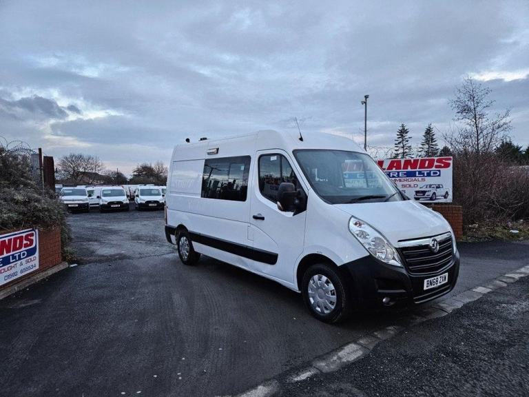 2018 ON A 68 PLATE VAUXHALL MOVANO 2.3CDTI F3500 MWB MESS UNIT ULEZ FREE ZONE