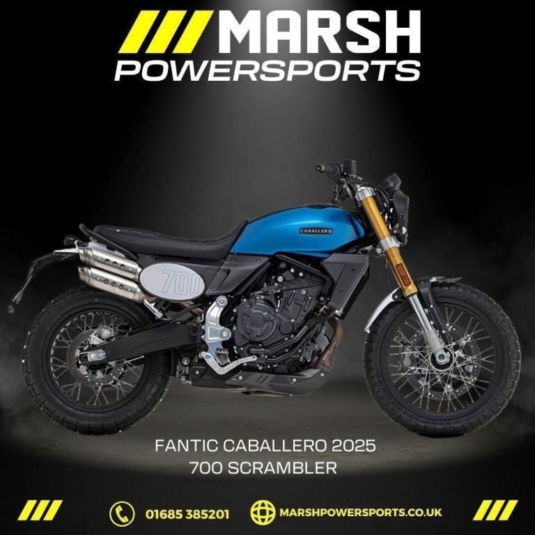 Fantic Caballero Scrambler 700 2025 - Fantic Main Dealer - Reserve Today!