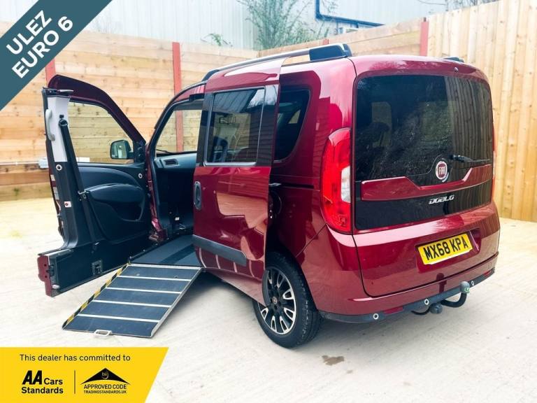 2018 Fiat Doblo Passenger Up Front 4 Seat Wheelchair Accessible Disabled Access Vehicle WAV MPV D...