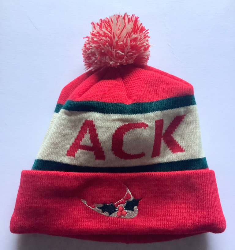 New ACK Christmas Winter Bobble Hat NWOT