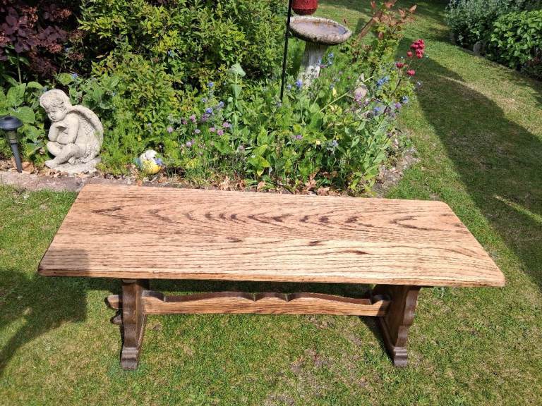 Lovely antique oak bench 