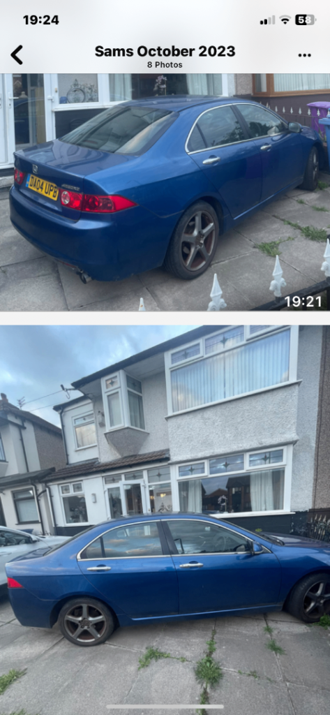 Honda Accord. One previous owner from new