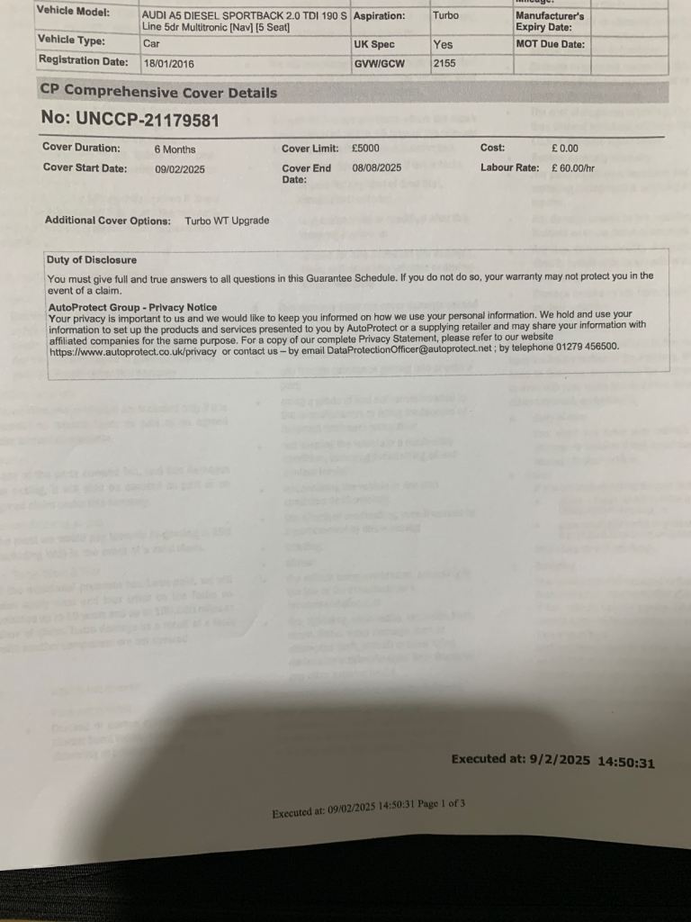Audi, A5, Hatchback, 2016, Semi-Auto, 1968 (cc), 5 doors