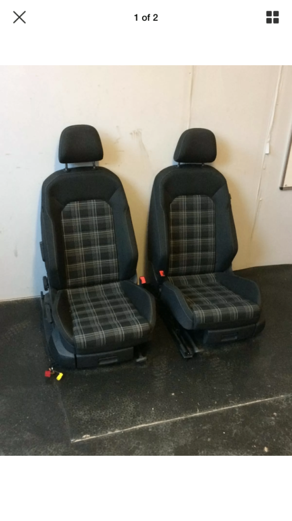 VW Golf seats 2014 - 2019