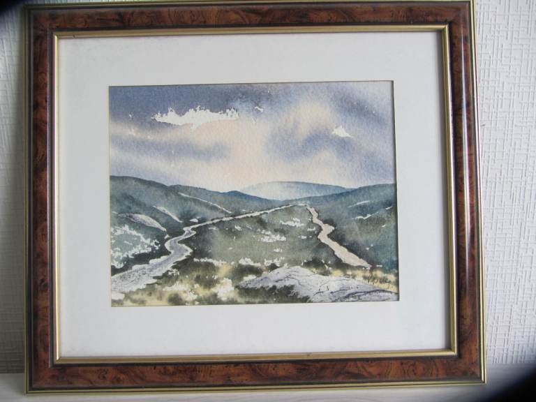  Roger Hay Watercolour Landscape Signed
